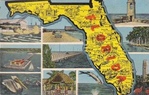 Map Of Florida 1947