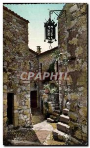 Old Postcard Eze Village Chateau Prince of Sweden