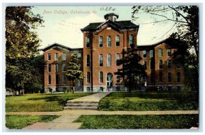 1912 Penn College Exterior Building Oskaloosa Iowa IA Vintage Antique Postcard