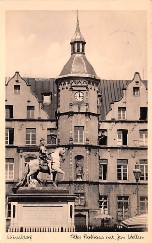 Altes Rathaus mit Jan Wllen Disseldorf Germany 1952 