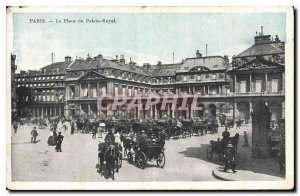 Postcard Old Paris La Place du Palais Royal