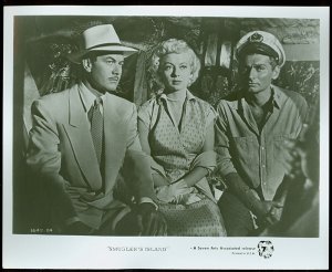 Movie Still, Smugler's Island, Jeff Chandler, Evelyn Keyes, Philip Friend