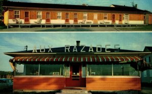 Canada Aux Razades Motel & Restaurant Trois-Pistoles Quebec Chrome 08.68 