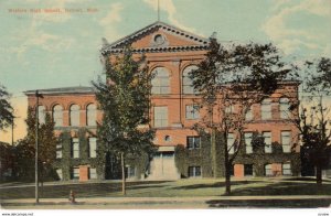 DETROIT, Michigan, PU-1912; Western High School