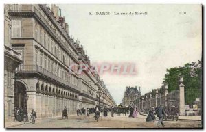 Paris Old Postcard Rue de Rivoli