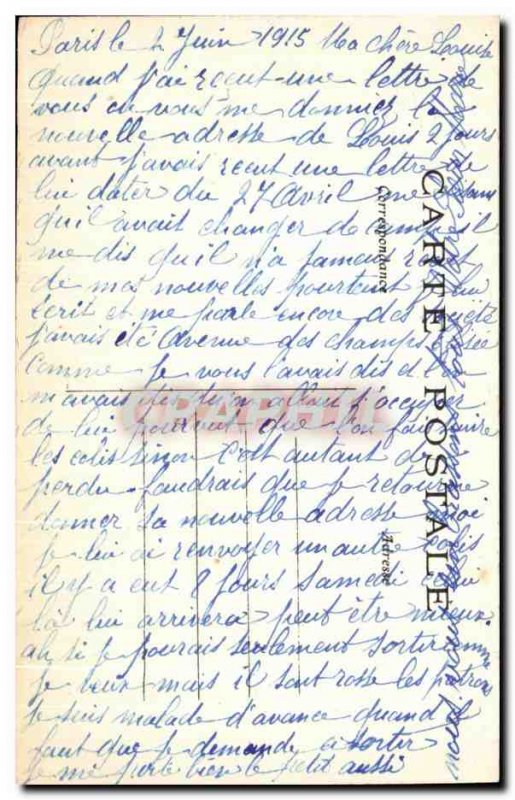 Old Postcard Paris L & # 39Opera