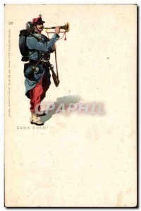 Postcard Old Army Guard you