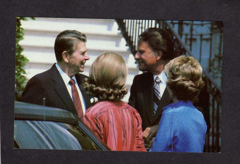 President Ronald Reagan Nancy Rev Billy Graham White House DC Washington