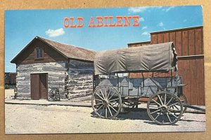 VINTAGE UNUSED POSTCARD - GREETINGS FROM OLD ABILENE, KANSAS