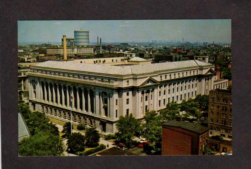 NJ US United States Post Office Newark New Jersey Postcard