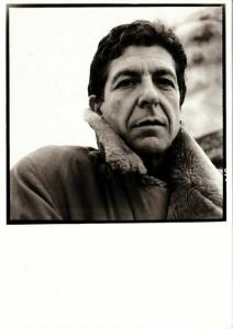 Leonard Cohen in Paris by Diana Blok Postcard