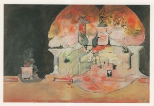 Graham Sutherland Rock Shelter Gallery Painting Mint Postcard