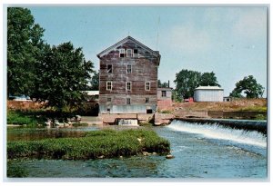c1960's Old Stockdale Water Power Mill Wabash County Indiana Unposted Postcard 