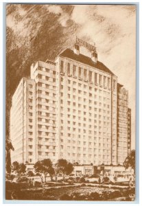 1910 Shamrock Hotel Building Exclusive McCarthy Center Houston Texas TX Postcard