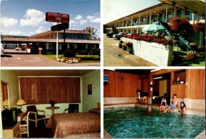 Spruceland Inn Motel, 15th Ave & Hwy 97 Prince George BC Postcard I70