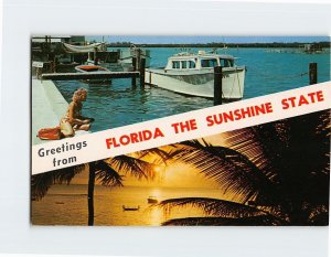 Postcard Greetings from Florida The Sunshine State, Florida