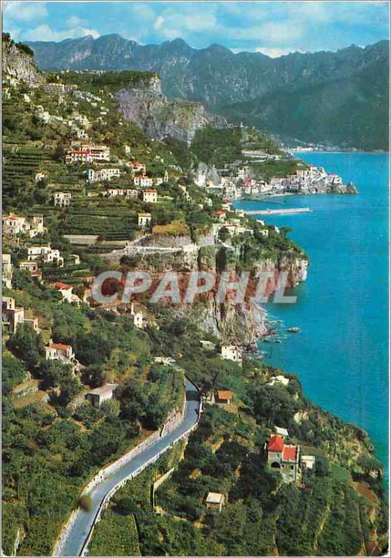 Modern Postcard Amalfi Street dimension