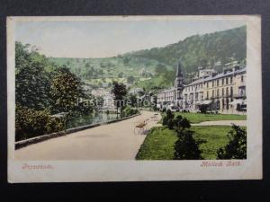 Derbyshire: Matlock Bath, Promenade c1904 - Old Postcard