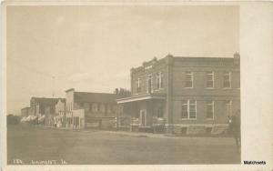 C-1910 LAMONT IOWA Street scene RPPC postcard 7920