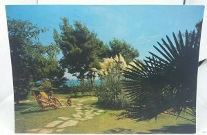 Vintage Postcard Hotel de Mar Illetas Mallorca Garden View