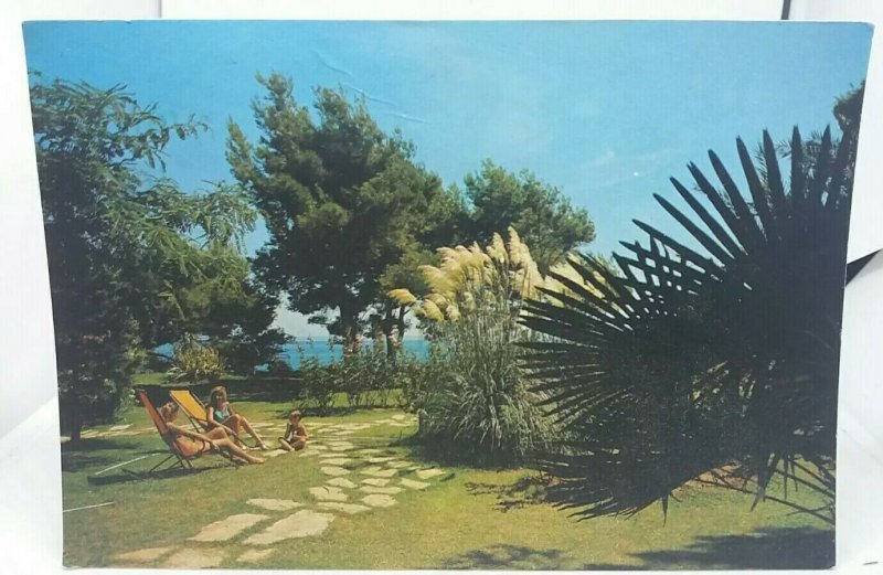 Vintage Postcard Hotel de Mar Illetas Mallorca Garden View