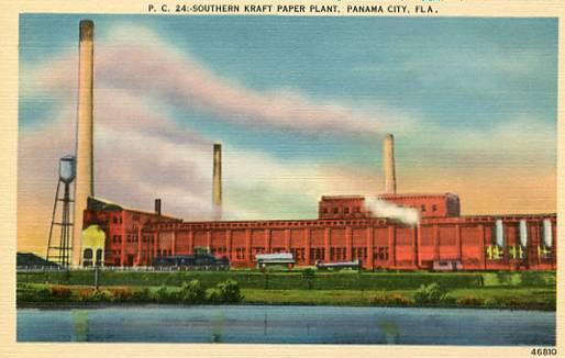 FL - Panama City. Southern Kraft Paper Plant