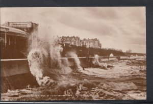 Essex Postcard - Rough Sea at Clacton-On-Sea      RS9591