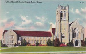 Texas Dallas Highland Park Methodist Church