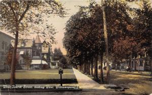 Williamsport Pennsylvania~West Fourth Street~Beautiful Houses~Mailbox?~c1910 Pc