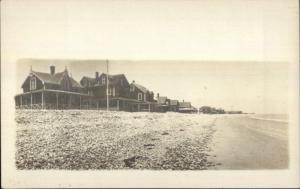 Wells Beach ME Homes c1910 Real Photo Postcard #3