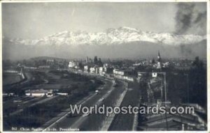 Real Photo Providencia Santiago Avda Chile, Chilean, de Chile Unused 