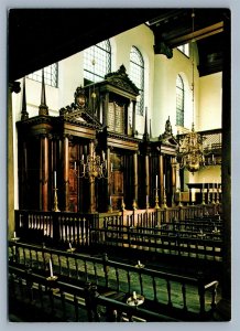 SYNAGOGUE HECHAL AMSTERDAM PORTUGAL VINTAGE POSTCARD Judaica