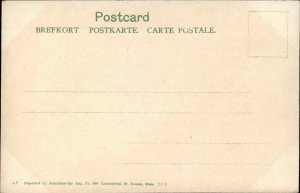 NAMSOS NORWAY Harbor Harbour Panoramic View Antique Postcard