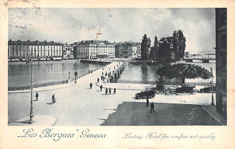 Les Bergues Geneva Switzerland 1925 