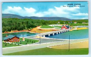 WILDER, Vermont VT ~ Hydroelectric NEW ENGLAND ELECTRIC STATION c1960s  Postcard