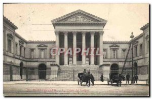 Old Postcard Courthouse Montpellier