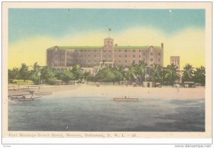 Fort Montagu Beach Hotel , Nassau , Bahamas , B.W.I. , 30-40s