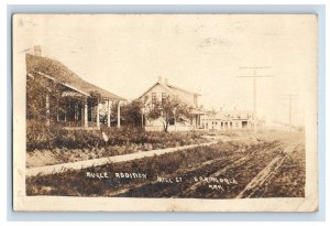 RPPC Real Photo Rugle Adddition Mill St Springdale, AR. Postcard P172E