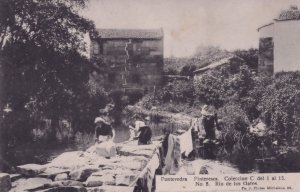 Pontevedra Rio De Los Gafos Spanish Old Crafts Workers Postcard