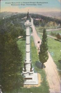 Chattanooga TN Monument c1910 Postcard