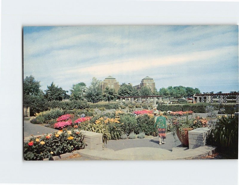 Postcard The Botanical Gardens, Montreal, Canada