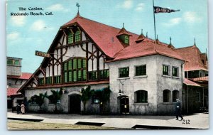 REDONDO BEACH, CA California ~ THE CASINO 1913 Los Angeles County Postcard