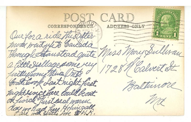 VT - Newport. Lake Memphremagog    RPPC