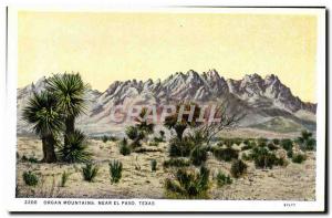 Postcard Old Organ Mountains Near El Paso Texas