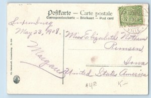 Luxembourg Postcard Princess Elizabeth and Princess Sophie Royalty 1908