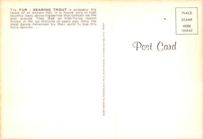 Fur Bearing Trout - 