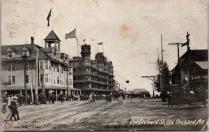 Vtg Old Orchard Maine ME Old Orchard Street 1906 Postcard