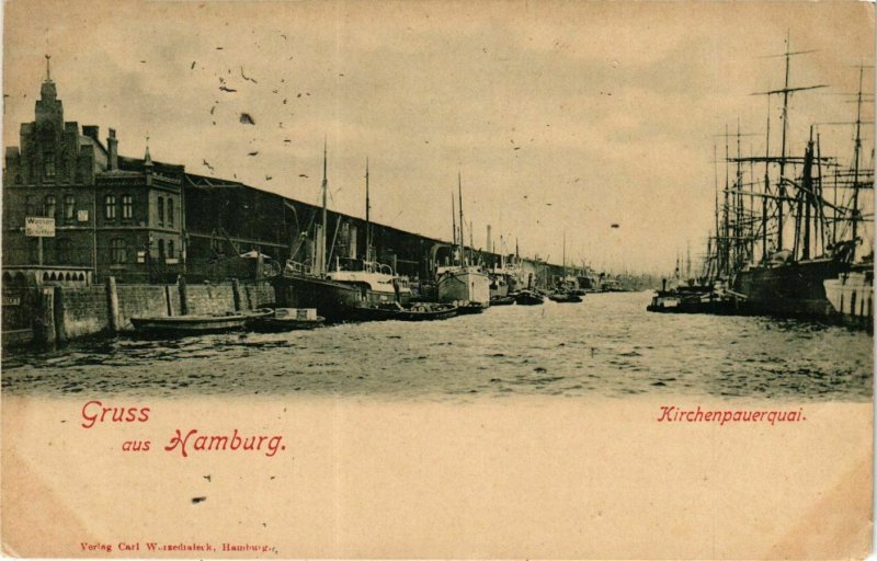 CPA AK Hamburg- Kirchenpauerquai GERMANY (887908)