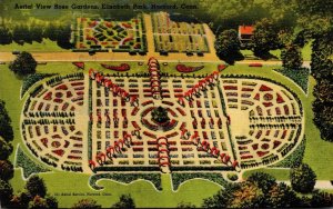 Connecticut Hartford Elizabeth Park Aerial View Of Rose Gardens 1940