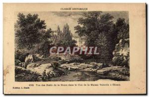 Postcard Old Clisson View the edges of the Marne in the closed house Valentin...